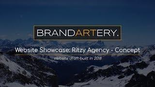 Brand Artery Website: Ritzy Agency · Concept