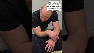 "Boost Lumbar Activation and spasm release with Targeted Lower Back Trigger Point Massage Release"