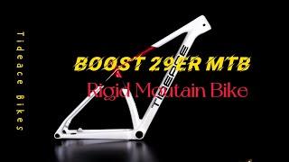 Tideace Bikes Boost Spacing 12 x 148mm MTB Rigid Mountain Bike Frame Full Bike