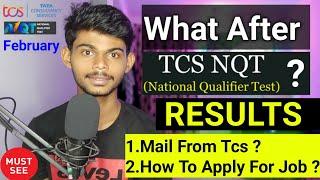 Tcs Nqt Results Announced | How To Apply For Job's | Mail From Tcs | Everything explained