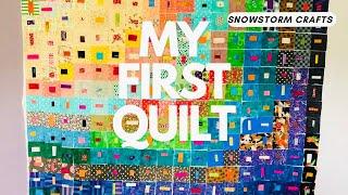 Pt.1 How to sew a Easy Quilt with No Pattern & No time ~ join me in this scrap challenge  #howto