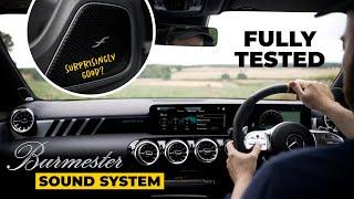 2022 Mercedes Benz CLA Burmester Sound System in-depth review and test