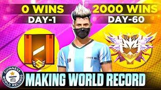 0 To 2000 Wins Challenge In Solo  Making Solo Wins World Record  | Ep-01