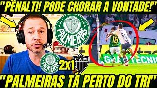 TIAGO LEIFERT É DIRETO SOBRE PÊNALTIS EM PALMEIRAS 2X1 ATLÉTICO-MG! "É PÊNALTI! VERDÃO SEGUE FORTE!"