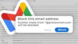 How To Block Emails On Gmail From a Domain