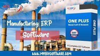 Manufacturing ERP Software One Plus with Production Management. @vinayerp