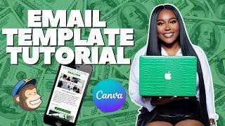 How To Create Email Templates with Mailchimp & Canva | Easy Step By Step Canva Business Tutorial