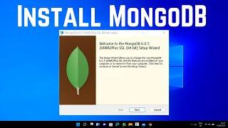 How to install MongoDB 6 on Windows 10/ Windows 11