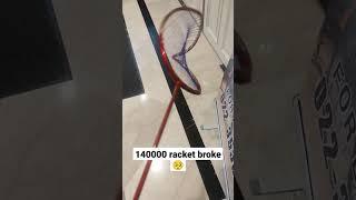 14000/- LINING Airstream n99 racket gold medal edition racket broke