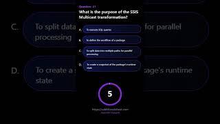 What is the purpose of the SSIS Multicast transformation