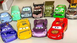 Looking for Disney Pixar Cars On the Rocky Road : Lightning McQueen, Mater, Dinoco McQueen, Mack