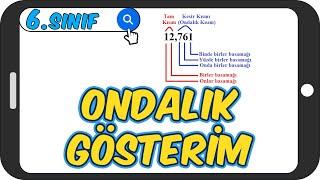 Ondalık Gösterim / Taktikli Konu Anlatımı  6.Sınıf Matematik #2023