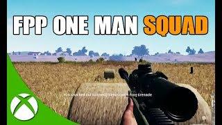 PUBG XBOX ONE FPP 16 KILL ONE MAN SQUAD GAMEPLAY!