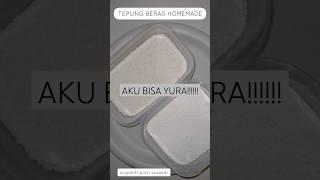 CARA MEMBUAT TEPUNG BERAS HOMEMADE || TEPUNG BERAS HOMEMADE || TEPUNG BERAS BAYI HOMEMADE || FOODS