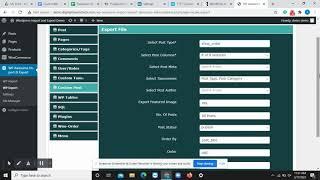 WP Awesome Import Export Plugin (Export Demo)
