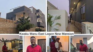 Ei Kwaku Manu AyɛyieHe Displays His New East Legon Mansion,Thanks Abass Sariki & How He built it