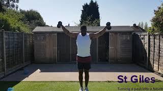 Daily dose of Joe. 10 min follow along Light resistance home workout routine