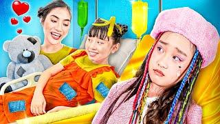 Rich Kid VS Poor Kid In The Hospital - Funny Stories About Baby Doll Family