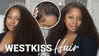 100% GLUELESS! 5x5 CLOSURE REALNESS! *7IN1* PRE-STYLED BROWN WIG INSTALL! FT. WESTKISS HAIR