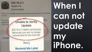 When I can not update my iPhone to new iOS. How to Fix.