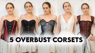 5 OVERBUST CORSET SILHOUETTES: Historically Inspired Modern Fantasy Fashion