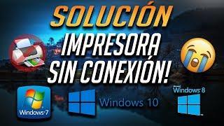 Error Impresora Sin Conexión en Windows 10/8/7 - [5 Soluciones 2024]