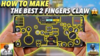 Best 2 Finger Claw PUBG MOBILE | Best 2 Finger Claw Bgmi | 2 Finger/Thumb Setup Guide/Controls Code