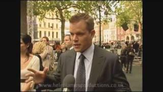 MATT DAMON INTERVIEW ABOUT BOURNE ULTIMATUM