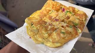 Kolkata Style Bread Omelet at Howra Railway Station