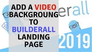 How to do a Video Background on Builderall 2019