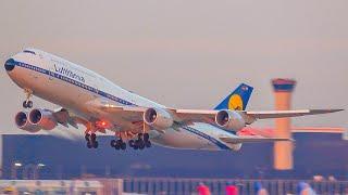 (4K) Evening Departures from Chicago O'Hare Int'l Airport