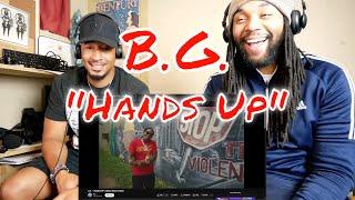 B.G. - "HANDS UP" (official Music Video) | Reaction #corléonreacts