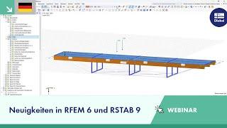 Webinar | Neuigkeiten in RFEM 6 und RSTAB 9