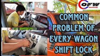 Suzuki every WAGON SHIFT LOCK ISSUE ..