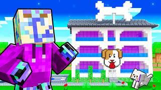 I Built a DREAM DOG HOUSE in Minecraft!