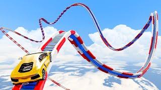 I completed this impossible citywide stunt race in GTA 5