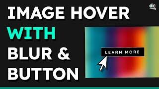 Image Hover Effect Background Blur and Button with HTML & CSS - Web Design Tutorial