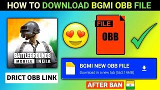 How To DOWNLOAD BGMI OBB Only || How To DOWNLOAD BGMI OBB After Ban || BGMI OBB DOWNLOAD Link