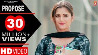 Propose | Amit Dhull | Anjali Raghav |  Haryanvi songs Haryanavi 2018 | Most Popular DJ Songs