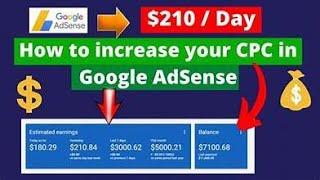 adsense high cpc trick | adsense high cpc ads  | adsense high cpc proof