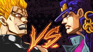 【2D-Dot】 jotaro vs DIO 【JoJo's Bizarre Adventure - All-Star Battle.Voice】