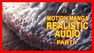 THE RUMBLING (Realistic Audio) - Arrive On Marley | Motion Manga | Full Audio NO MUSIC | Part 1