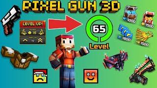 BEST WAYS TO LEVEL UP IN PIXEL GUN 3D!! (FAST)