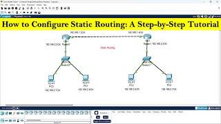How to configure Static Routing | Static Routing configuration step by step