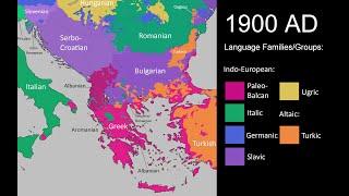 The history of the Balkan languages 4000 BC - 2021 AD