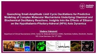 WG Virtual Seminars, Hypothalamic-Pituitary-Adrenal Axis Dynamics, Vukojevic, October 17, 2024