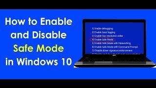 [Hindi] What is Safe Mode? | How to Enable/Disable Safe Mode in Windows 10