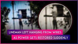 Amroha: Lineman Working On Transformer Suffers Electric Shock After Power Gets Restored Suddenly