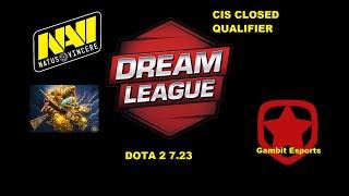 [DOTA 2] HIGHLIGHTS NAVI VS GAMBIT CLOSED QUALIFIER DREAM LEAGUE LEIPZIG MAJOR SEASON 13