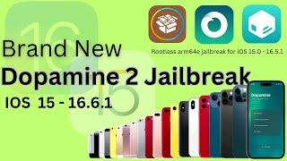 New Semi Untethered Dopamine jailbreak iOS 15 and 16 | Full Tutorial